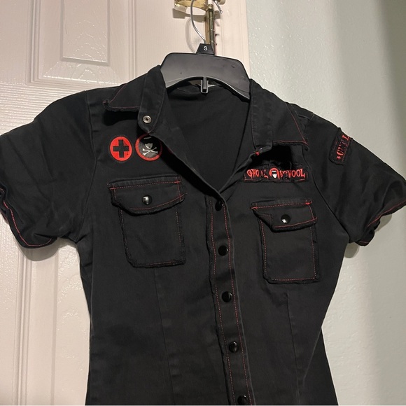 Extremely rare Emily the Strange mini dress 2000s vintage 90s - Picture 3 of 9